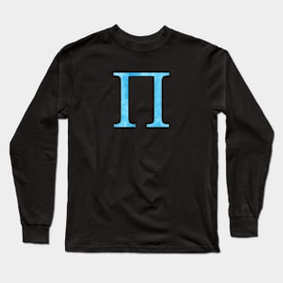 Blue Pi Long Sleeve T-Shirt